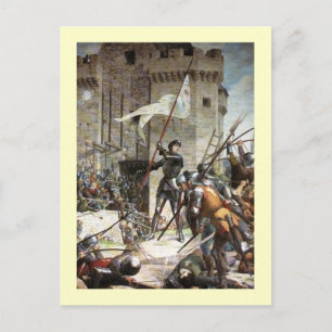 Johanna von Orléans, Jules Eugène Lenepveu Vintage Postkarte