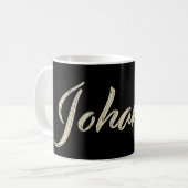 Johanna white gold Handwriting Tasse Kaffeetasse (Vorderseite Links)