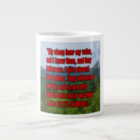 Johannes 10:27-28 WEBU Mug