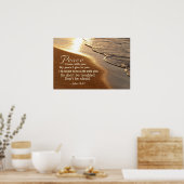 Johannes 14:27 Jesus sagt: "Friede, den ich mit di Poster (Küche)