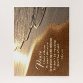 Johannes 14:27 Jesus sagt: "Friede, den ich mit di Puzzle (Vertikal)