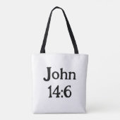 Johannes 14:6 tasche (Rückseite)