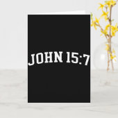 Johannes 15 7 karte (Gelbe Blume)