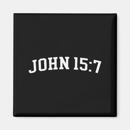 Johannes 15 7 magnet (Vorne)