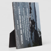 Johannes 16:33 Dies alles, was ich zu euch gesproc Fotoplatte (Seite)