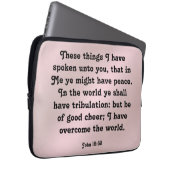 Johannes 16:33 laptopschutzhülle (Vorne Rechts)