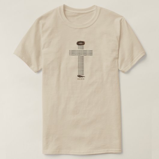 "Johannes 19:30" (2) T-Shirt (Design vorne)