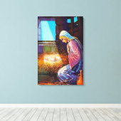 Johannes 1:14 Jesus kommt in unsere Leinwand (Insitu (Holzboden))