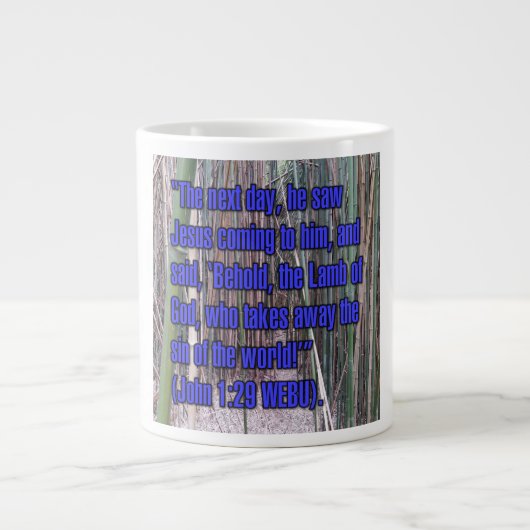 Johannes 1:29 WEBU Tasse (Vorderseite)