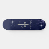 Johannes 3:16 Bibelvers Skateboard (Horizontal)