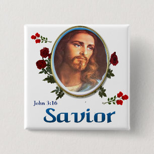 Johannes 3,16 button