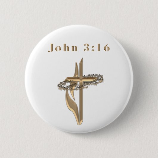 Johannes 3:16 button (Vorderseite)