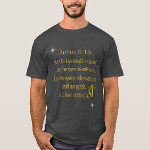 Johannes 3,16 Christ  T-Shirt