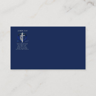 Johannes 3,16 Christlich  Visitenkarte