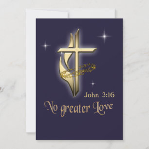 Johannes 3:16 dankeskarte