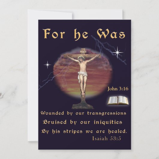Johannes 3:16 einladung (Vorderseite)