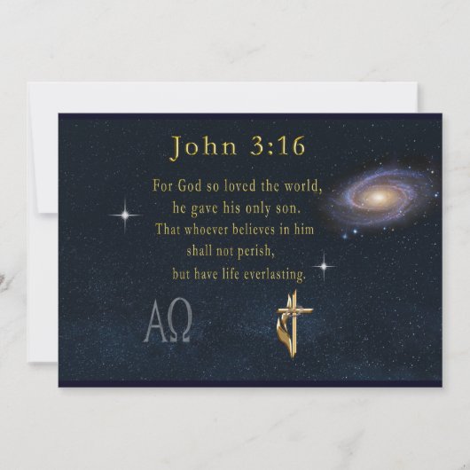 Johannes 3:16 einladung (Vorderseite)