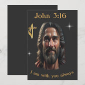 Johannes 3:16 einladung (Vorne/Hinten)