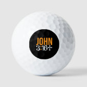 Johannes 3:16 Für Gott, so Liebe, das Verse der We Golfball (Vorderseite)