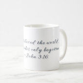 Johannes 3,16, Geschenktasse Kaffeetasse (VorderseiteRechts)