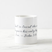Johannes 3,16, Geschenktasse Kaffeetasse (Mittel)