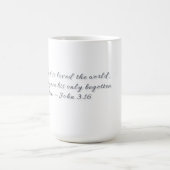 Johannes 3,16, Geschenktasse Kaffeetasse (Mittel)