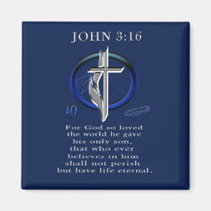 Johannes 3,16 magnet