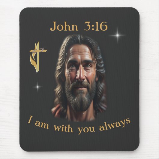 Johannes 3:16 mousepad (Vorne)