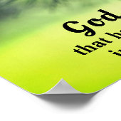 Johannes 3:16 So liebte Gott die Welt, die er sein Poster (Ecke)