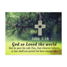 Johannes 3:16 So liebte Gott die Welt, die er sein