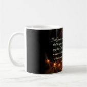 Johannes 3:16 So liebte Gott die Welt, die Schrift Kaffeetasse (Links)