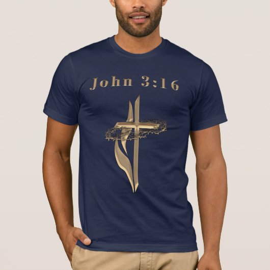 Johannes 3:16 T-Shirt (Vorderseite)