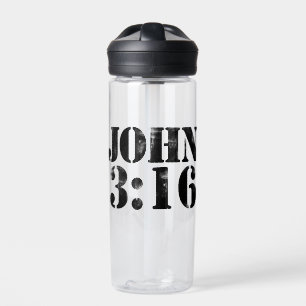 Johannes 3:16  trinkflasche