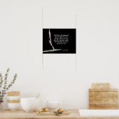 Johannes 3:19 poster (Küche)