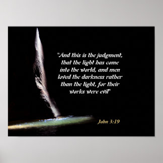 Johannes 3:19 poster