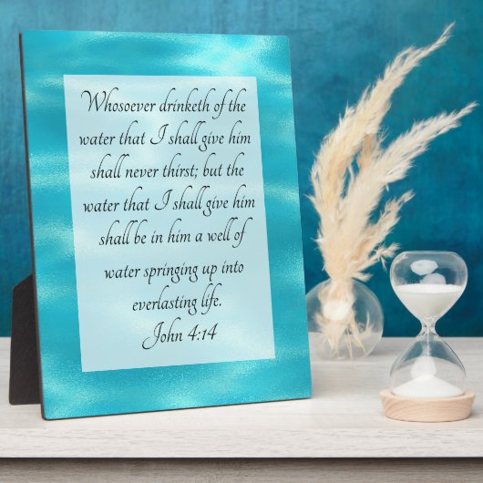 Johannes 4:14  fotoplatte (Seite)