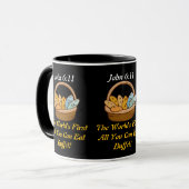 "Johannes 6:11" Tasse (Vorderseite Links)