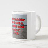 Johannes 6:37 WEBU Mug Jumbo-Tasse (Vorderseite Rechts)