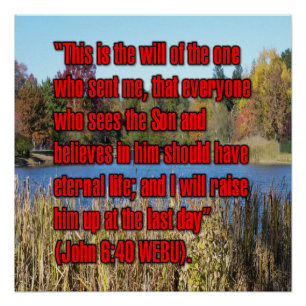 Johannes 6:40 WEBU Poster
