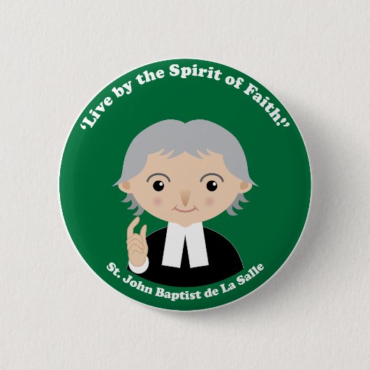 Johannes-Baptistde La Salle Button (Vorderseite)