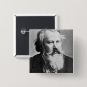 Johannes Brahms, 1879 Button (Vorne & Hinten)