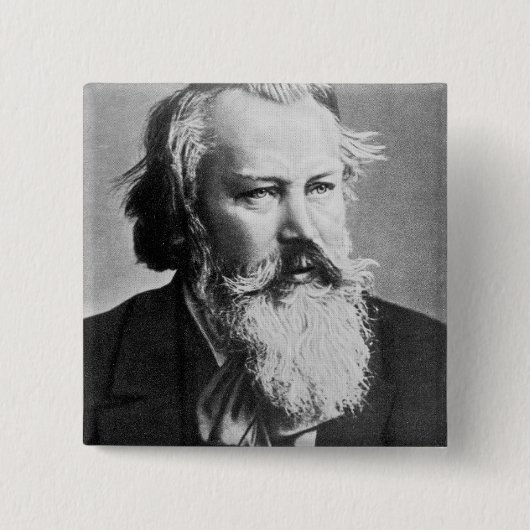 Johannes Brahms, 1879 Button (Vorderseite)