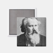 Johannes Brahms, 1879 Magnet (Vorderseite/Rückseite)