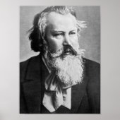 Johannes Brahms, 1879 Poster (Vorne)