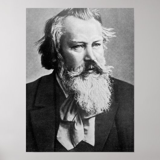 Johannes Brahms, 1879 Poster (Vorne)