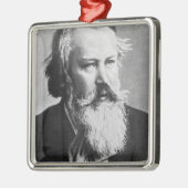 Johannes Brahms, 1879 Silbernes Ornament (Links)