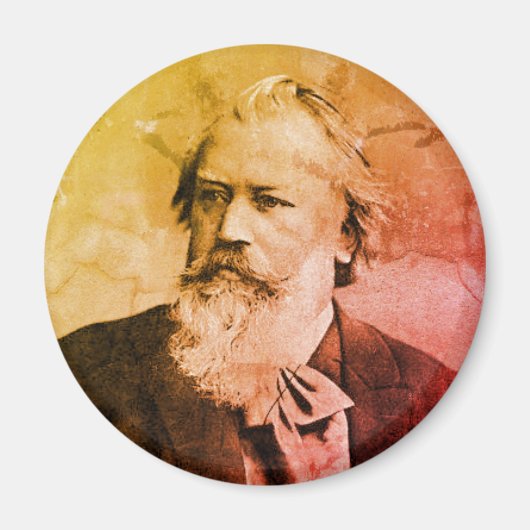 Johannes Brahms (1889) Magnet (Vorne)