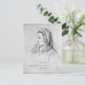 Johannes Brahms alterte zwanzig, 1853 Postkarte (Stehend Vorderseite)