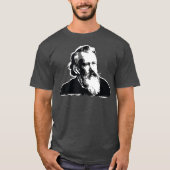 Johannes Brahms Bach Classical Music Composer T-Shirt (Vorderseite)