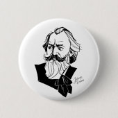 Johannes Brahms Button (Vorderseite)